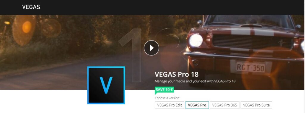 youtube video editing software vegas pro